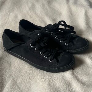 Women’s Converse Black Low-Profile Canvas Sneakers